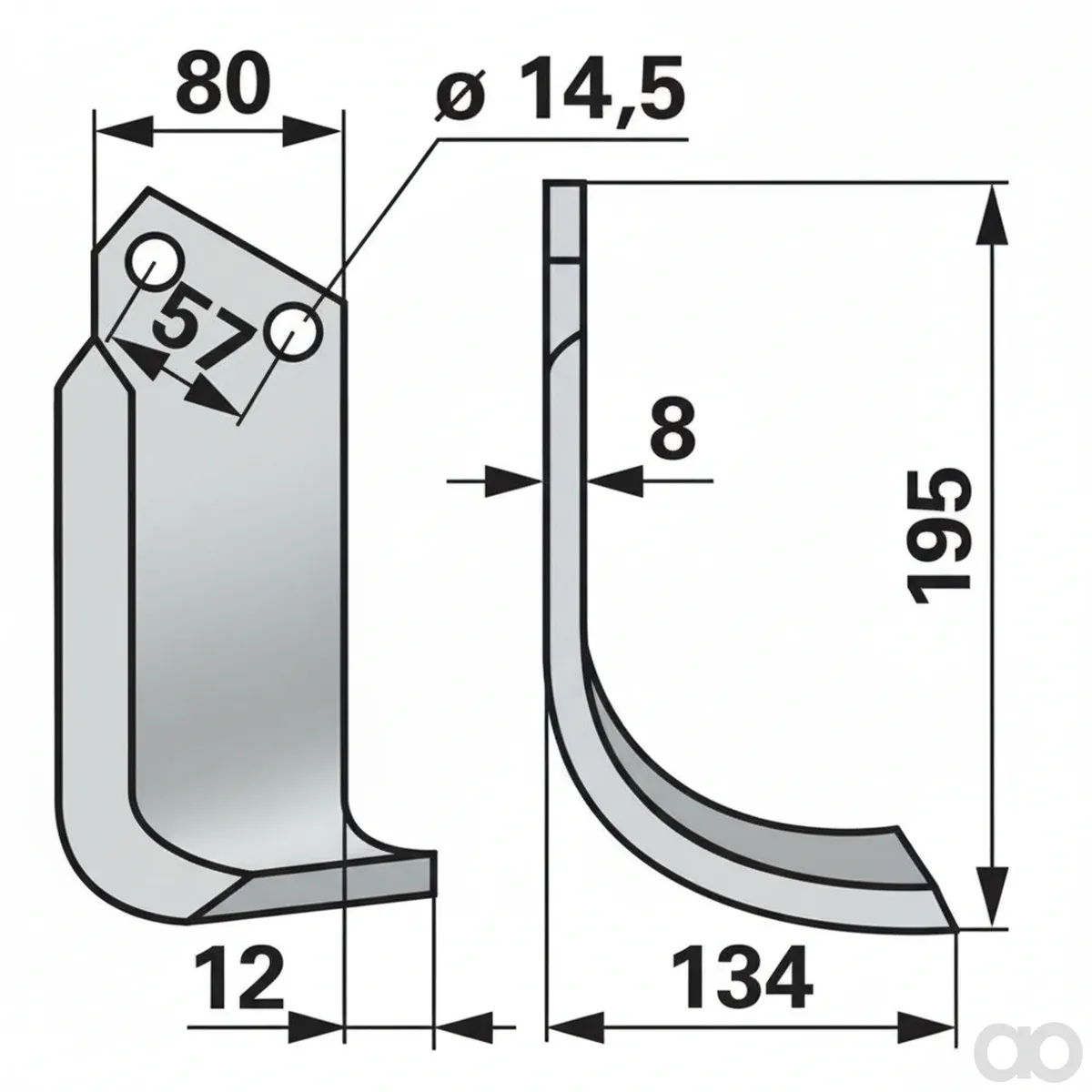 Prillinger - 00270852 - Bogenmesser Rechts Anstelle V