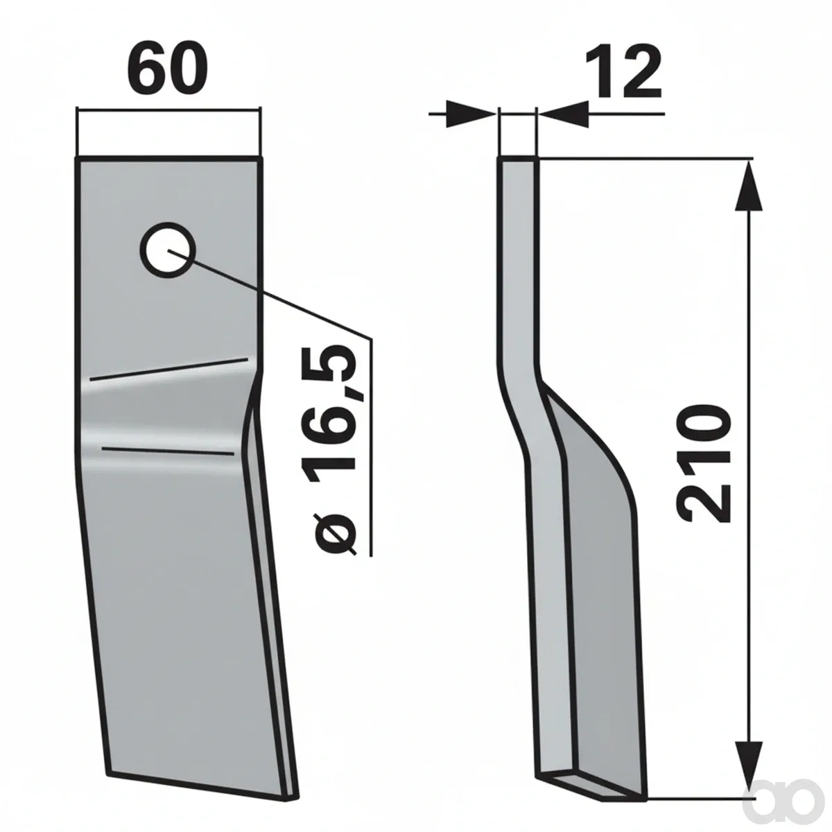 Prillinger - 00270888 - Fraesmesser Rechts Anstelle V