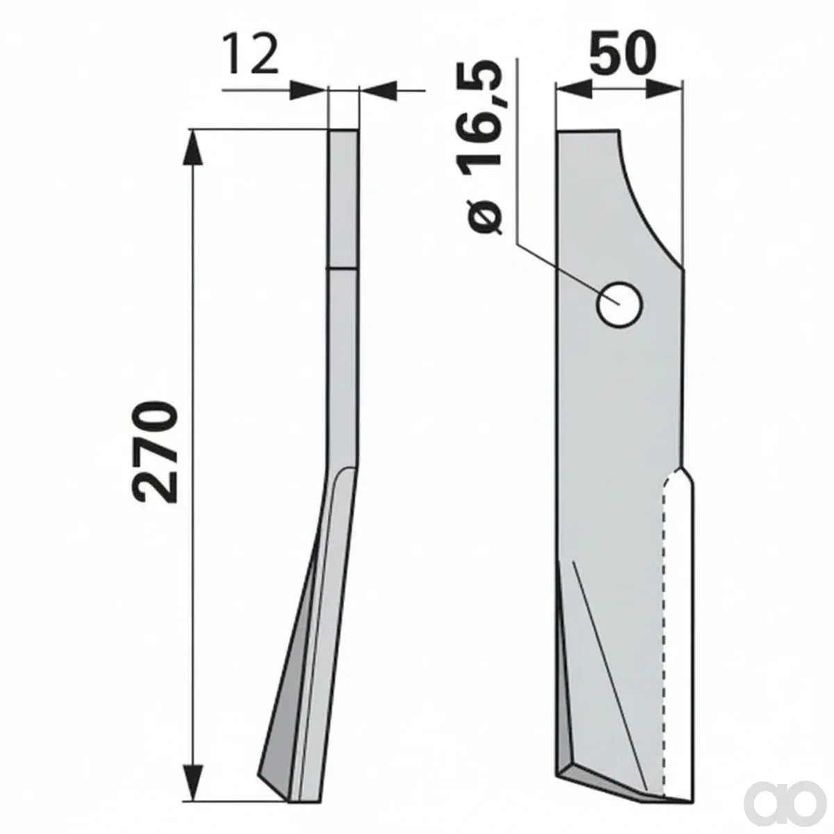 Prillinger - 00270903 - Fraesmesser Stangen Anstelle V