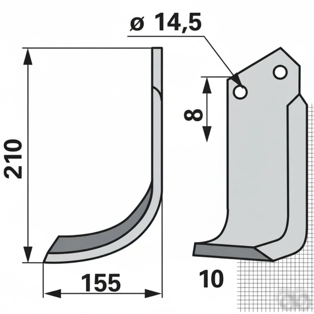 Prillinger - 00271123 - Bogenmesser Stangen Anstelle V