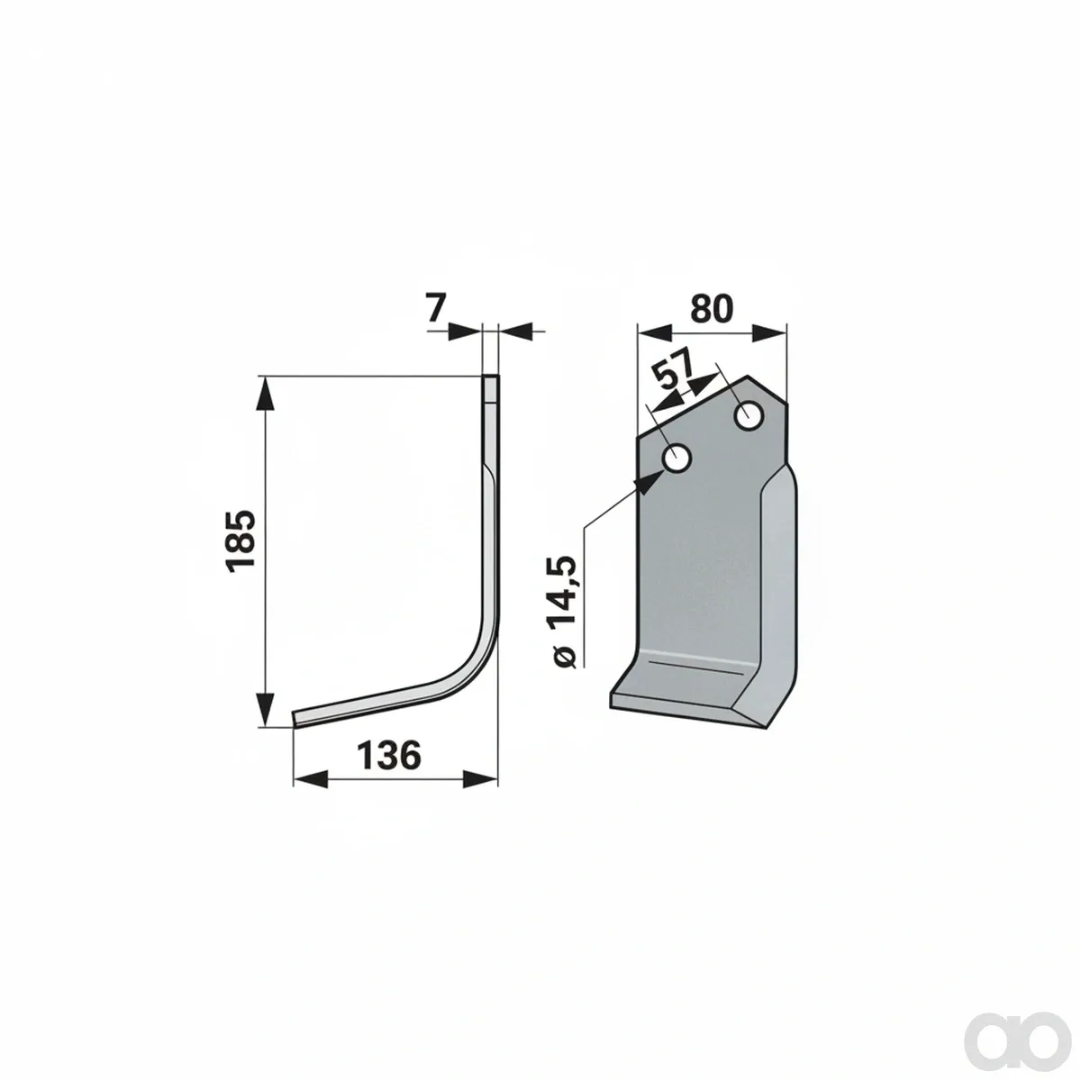 Prillinger - 00271127 - Winkelmesser Stangen Anstelle V