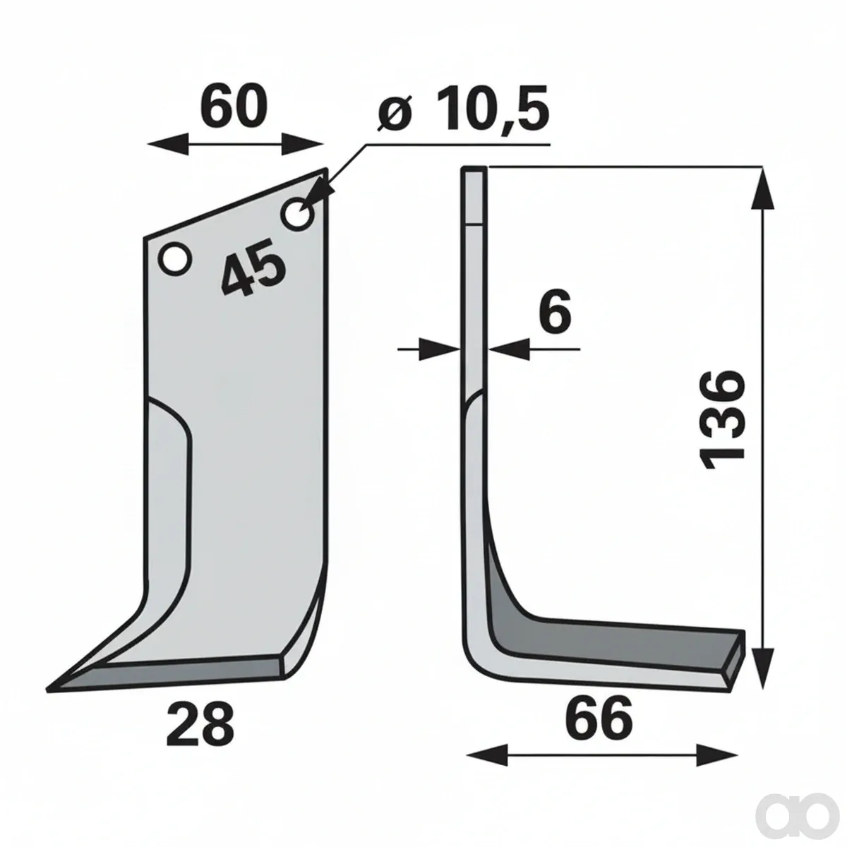 Prillinger - 00271154 - Winkelmesser Rechts Anstelle V