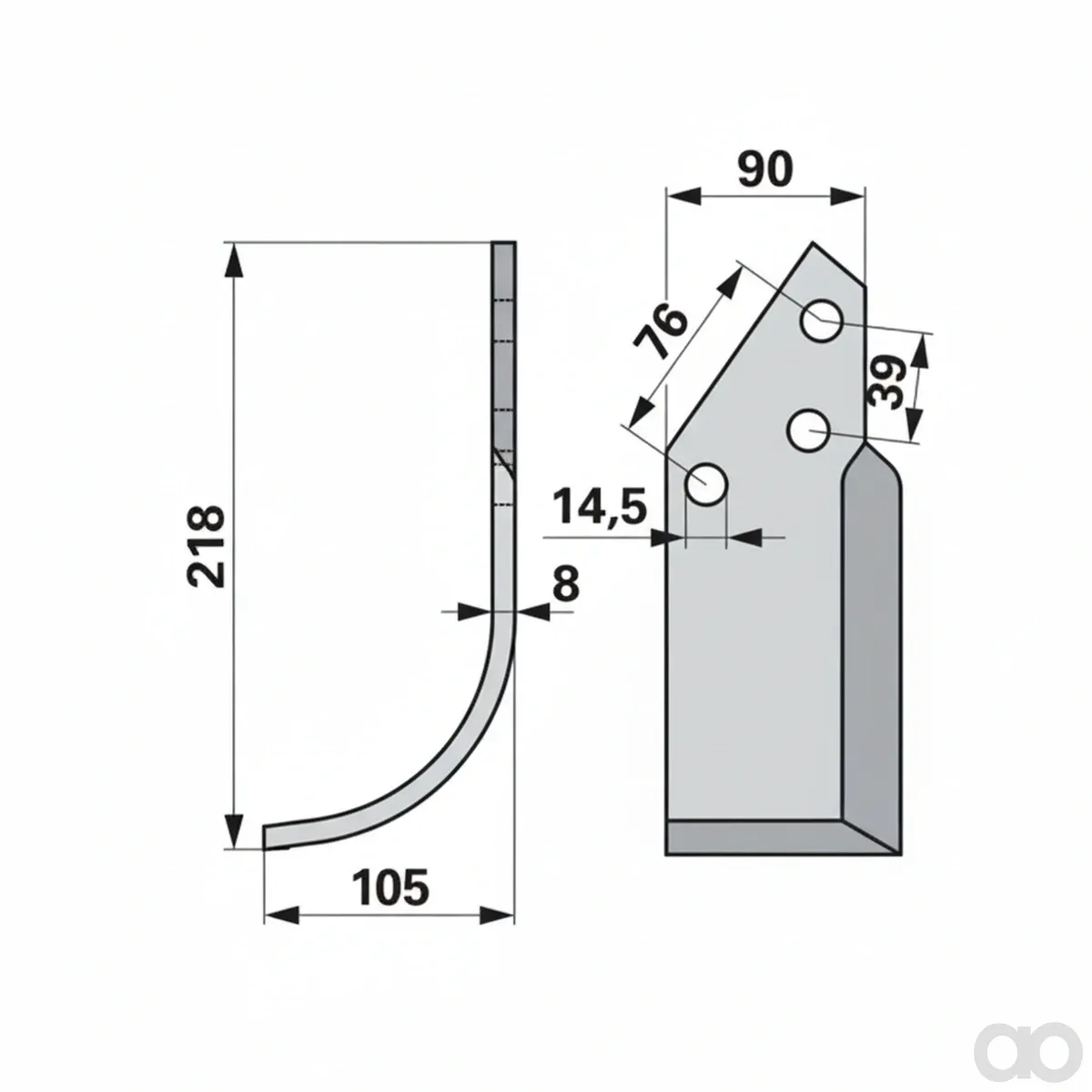 Prillinger - 00271207 - Bogenmesser Stangen Anstelle Br