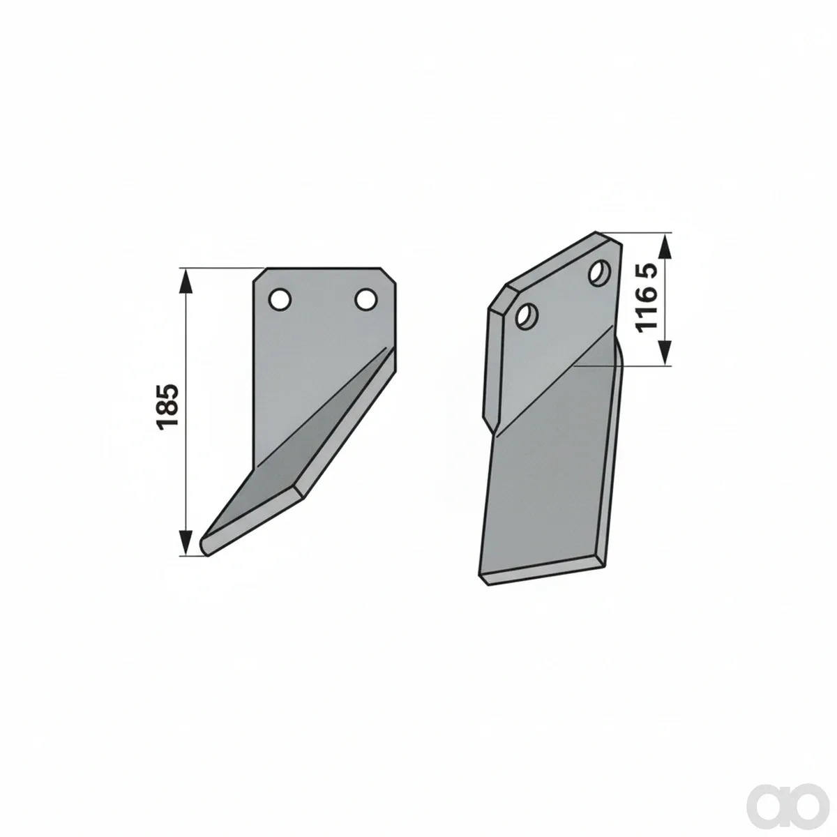 Prillinger - 00271211 - Fraesmesser Stangen 90X8 L = 18