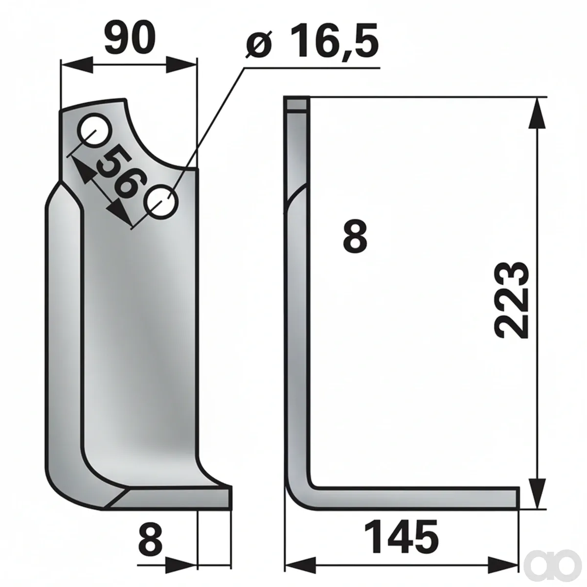 Prillinger - 00271220 - Winkelmesser Rechts Anstelle Von