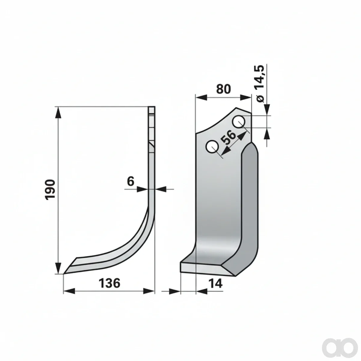 Prillinger - 00271227 - Bogenmesser Stangen Anstelle Von