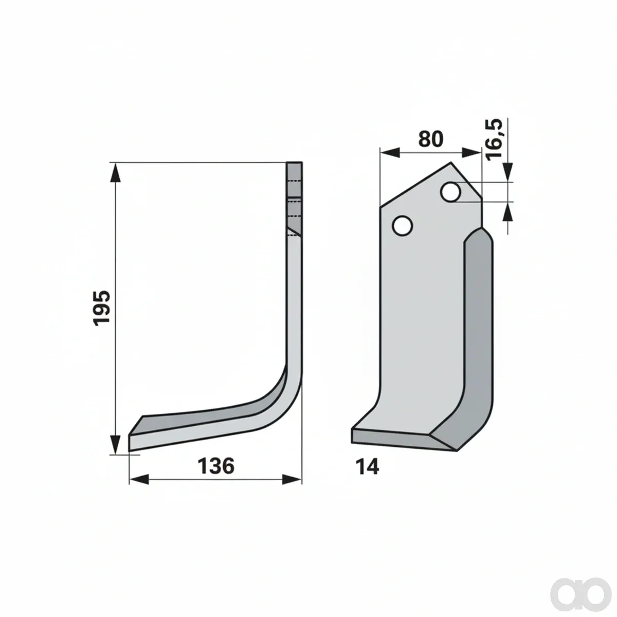 Prillinger - 00271229 - Winkelmesser Stangen Anstelle Von