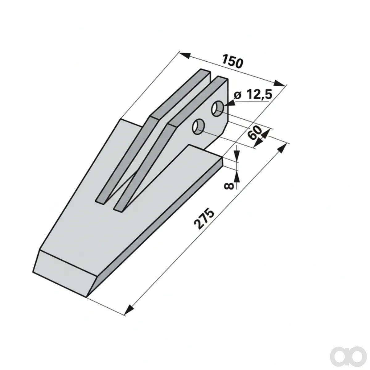 Prillinger - 00271246 - Spaten Arbeitsbreite = 150