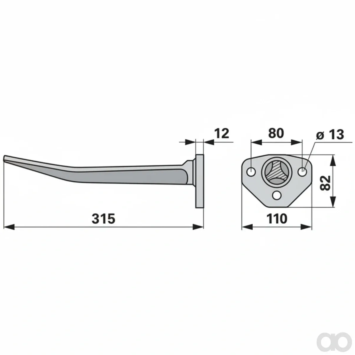 Prillinger - 00280103 - Ruetteleggenzinke Vorne Anstelle