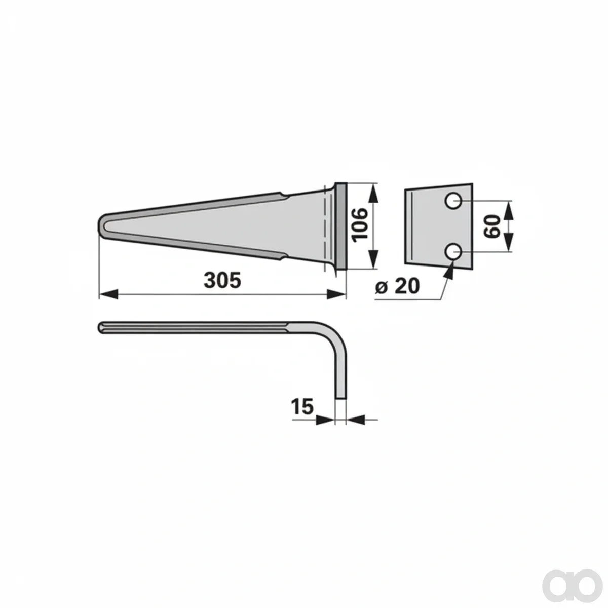 Prillinger - 00280166 - Kreiseleggenzinke Gerade Anstelle