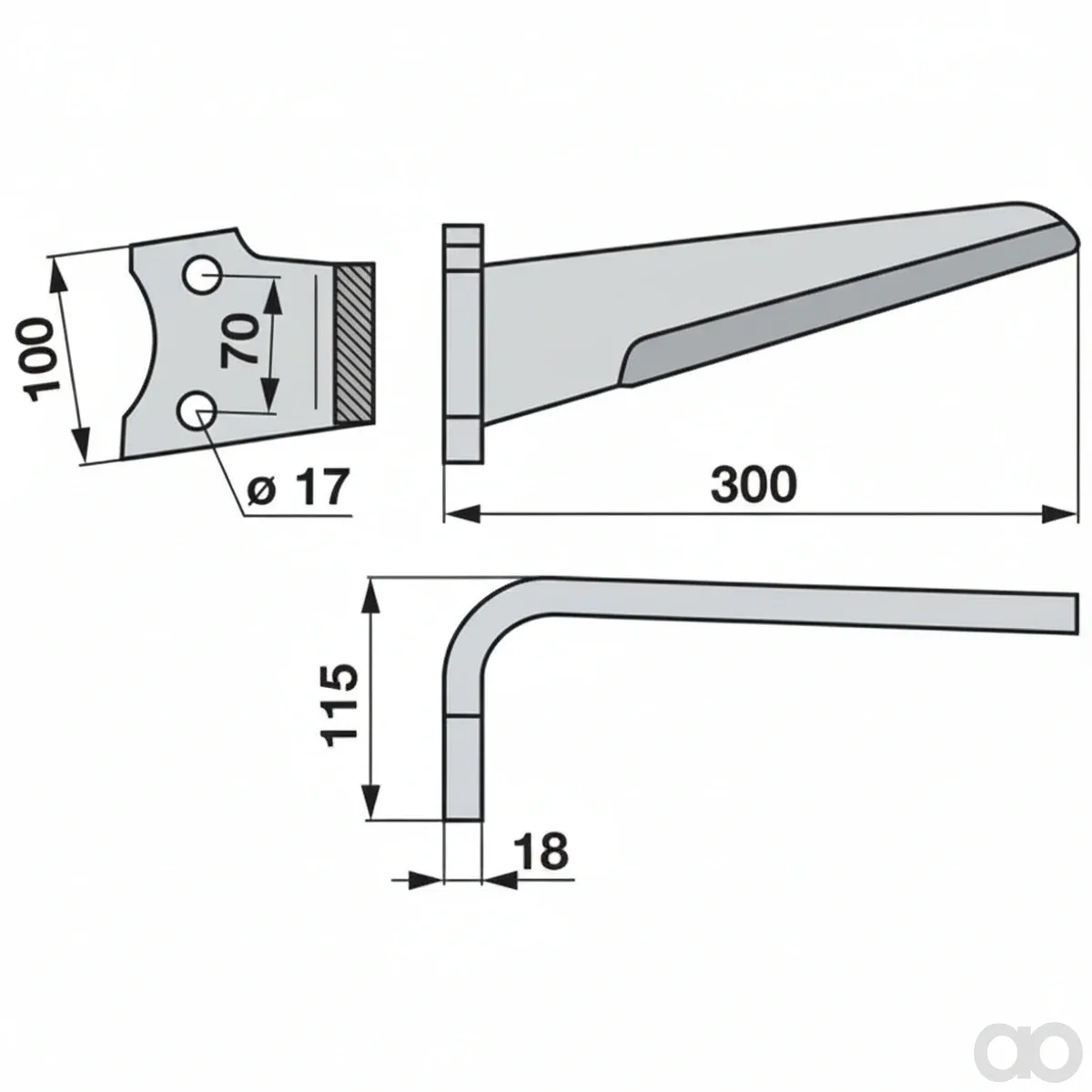 Prillinger - 00280257 - Kreiseleggenzinke Stangen Anstelle
