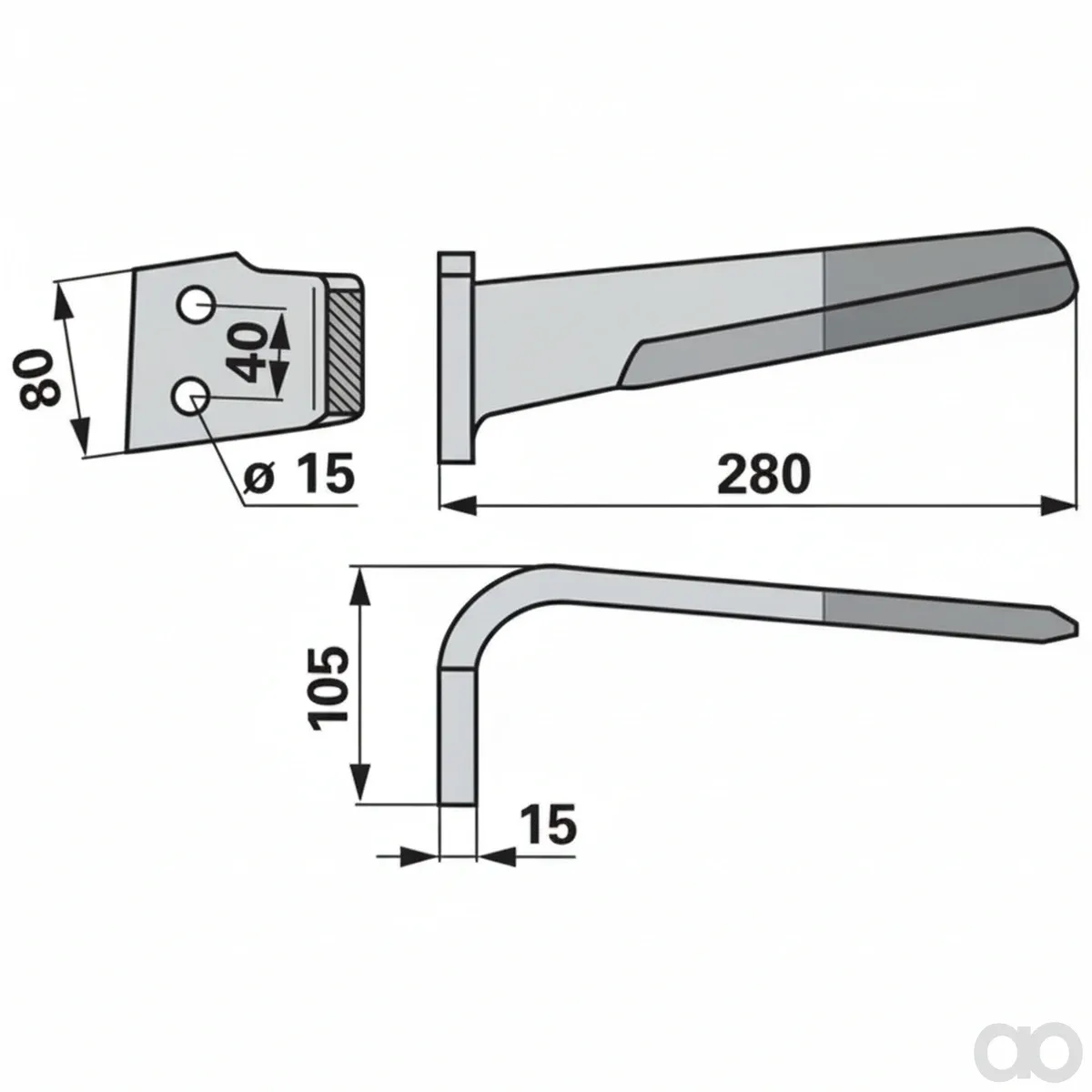 Prillinger - 00280267 - Kreiseleggenzinke Stangen Anstelle