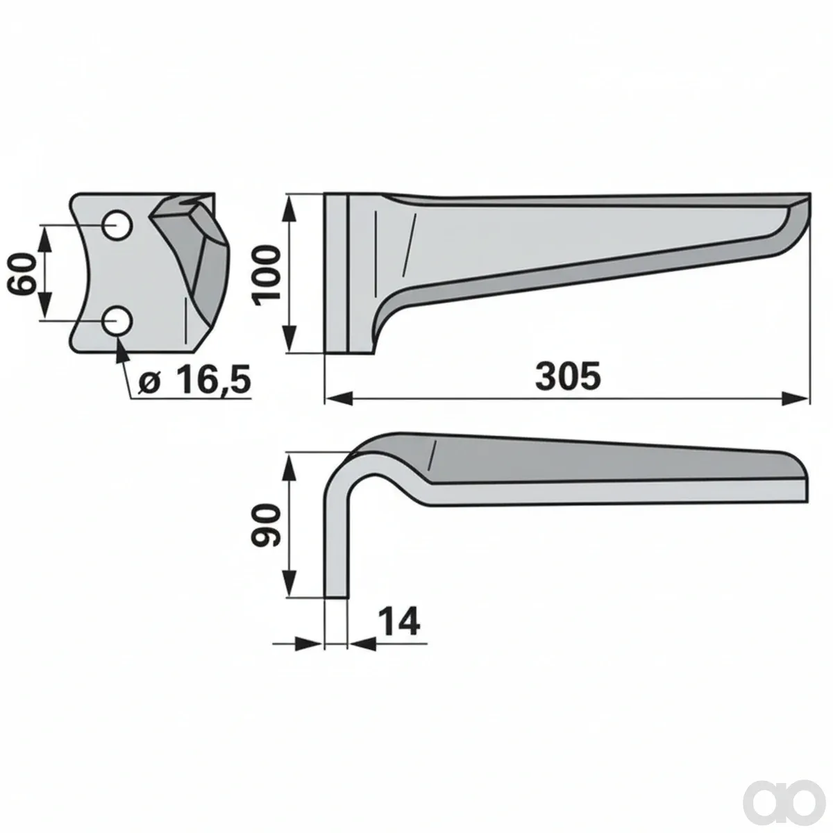 Prillinger - 00280315 - Kreiseleggenzinke Stangen Anstelle