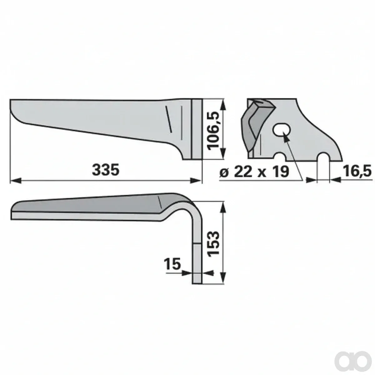 Prillinger - 00281100 - Kreiseleggenzinke Rechts Anstelle