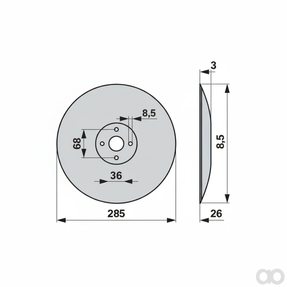 Prillinger - 00302284 - Spuranzeigerscheibe Anstelle Von