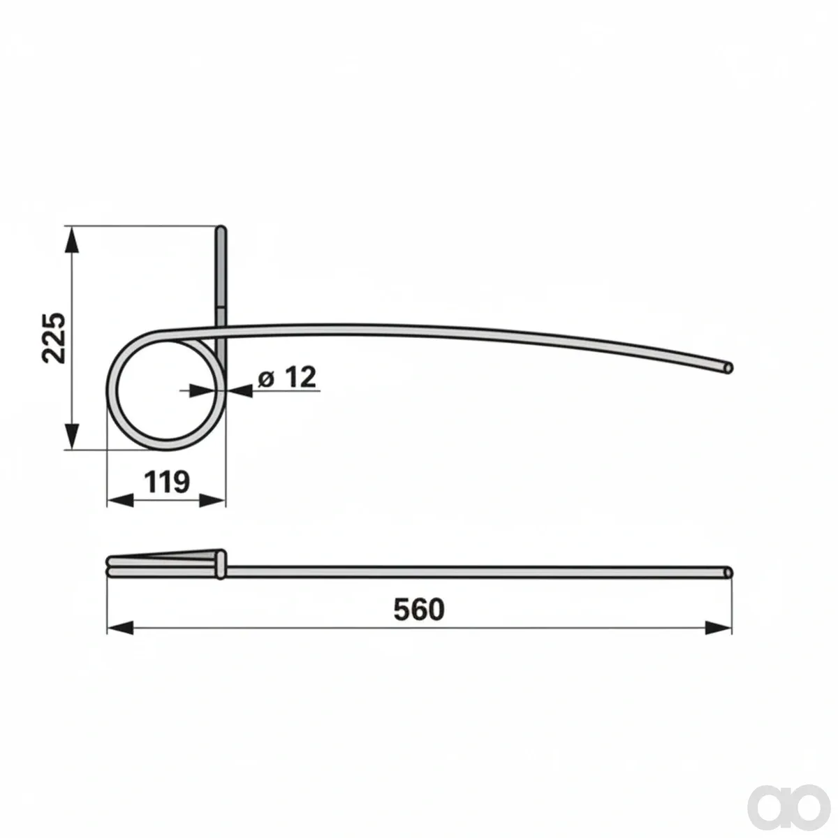 Prillinger - 00310337 - Saatstriegelzinke Anstelle Von