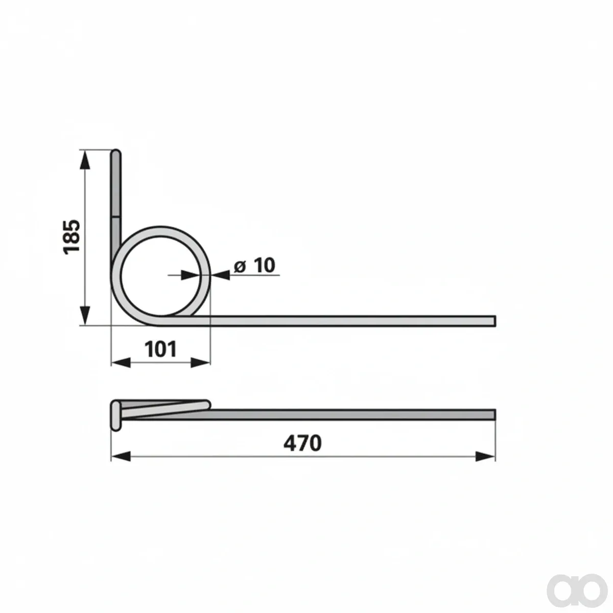 Prillinger - 00310406 - Saatstriegelzinke Anstelle Von