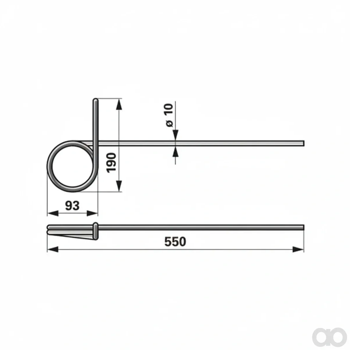 Prillinger - 00310408 - Saatstriegelzinke Anstelle Von