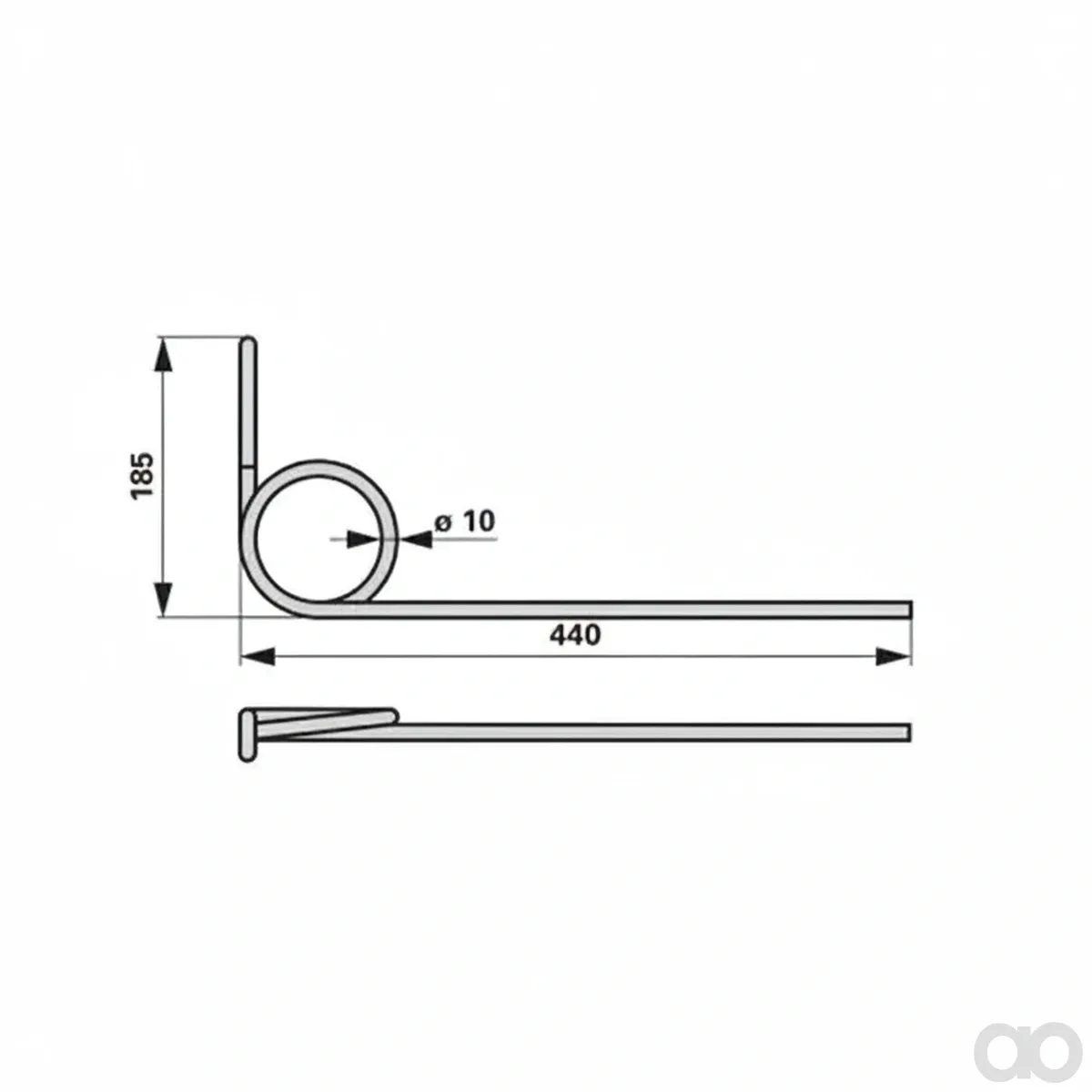 Prillinger - 00310411 - Saatstriegelzinke Anstelle Von