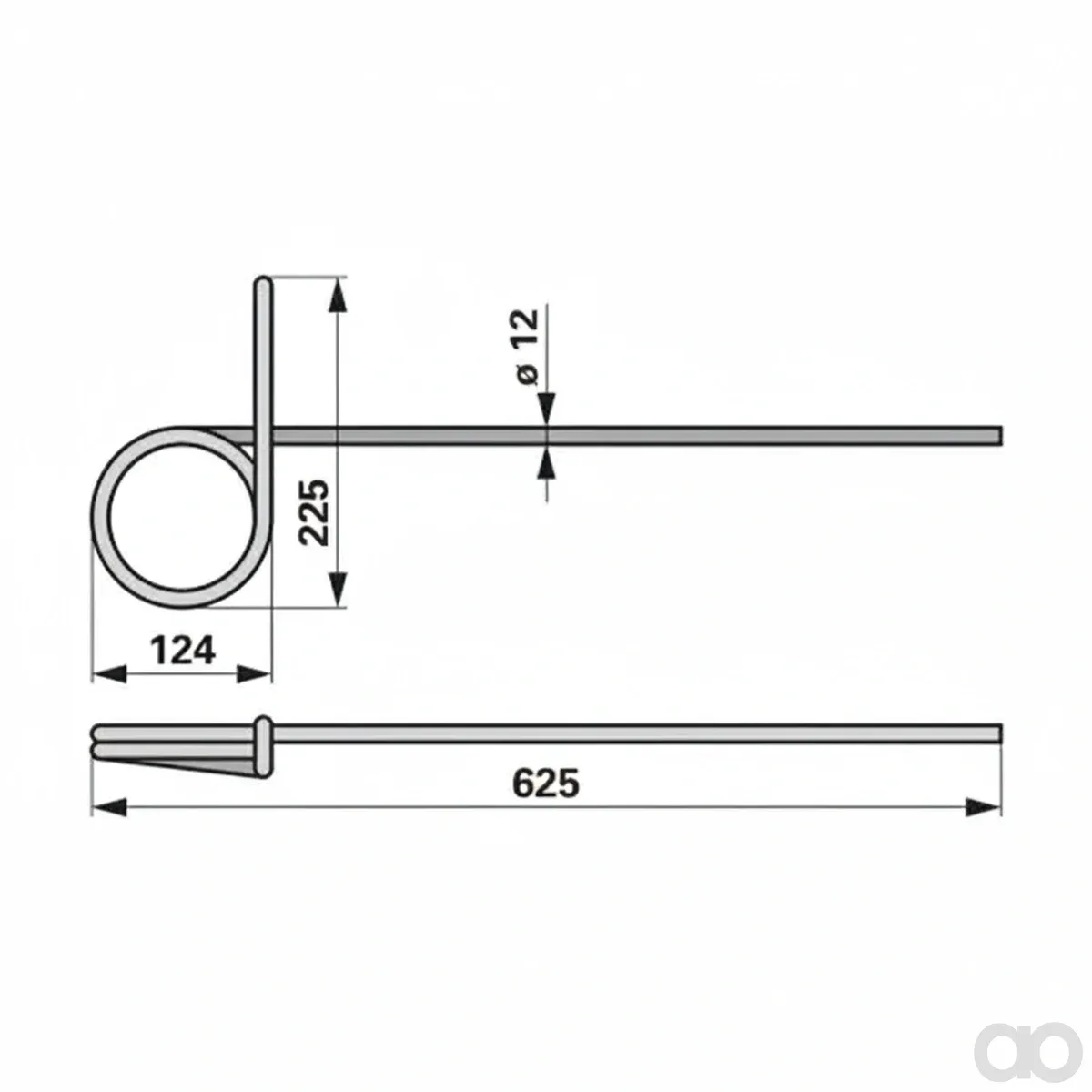 Prillinger - 00310412 - Saatstriegelzinke Anstelle Von