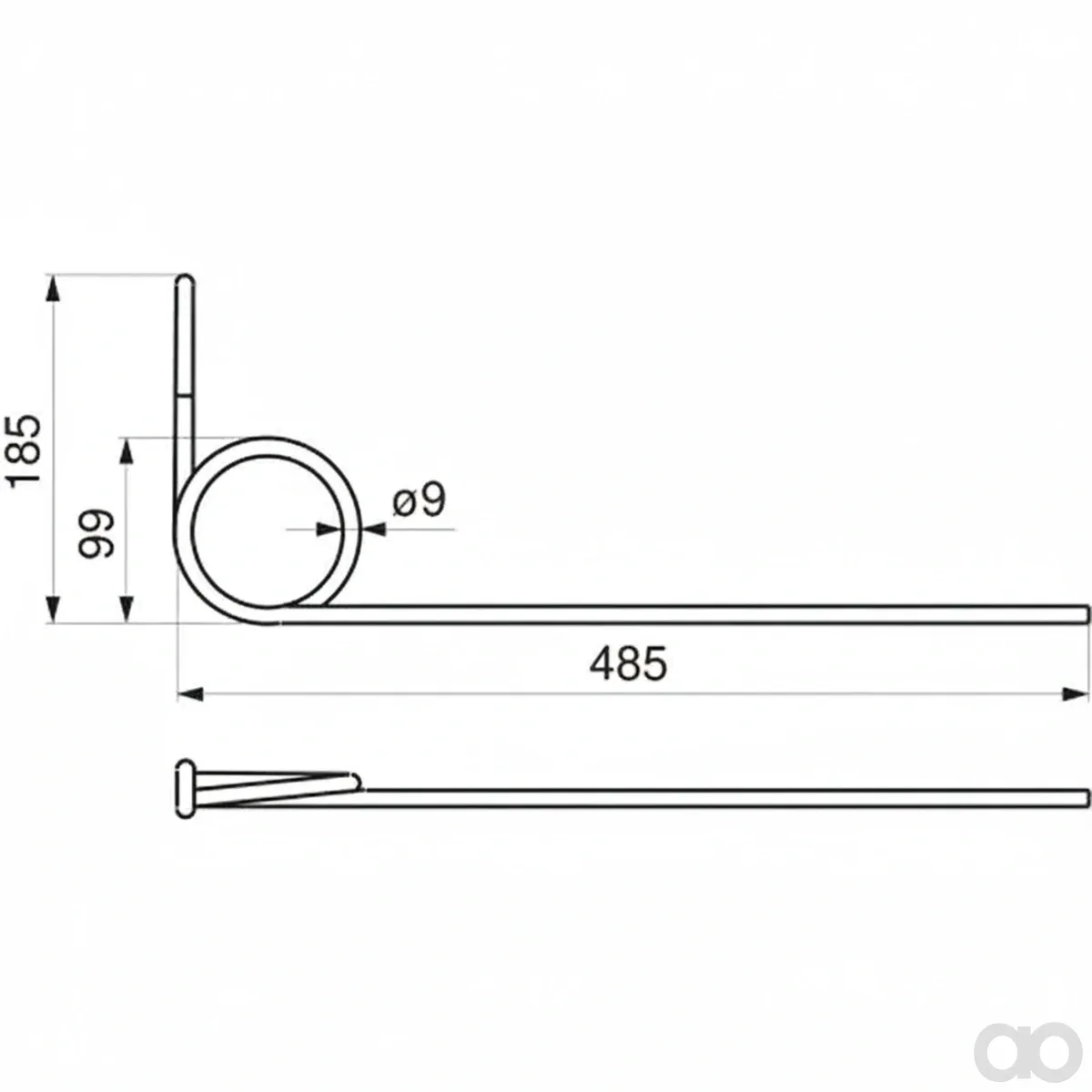 Prillinger - 00310413 - Saatstriegelzinke Anstelle Von