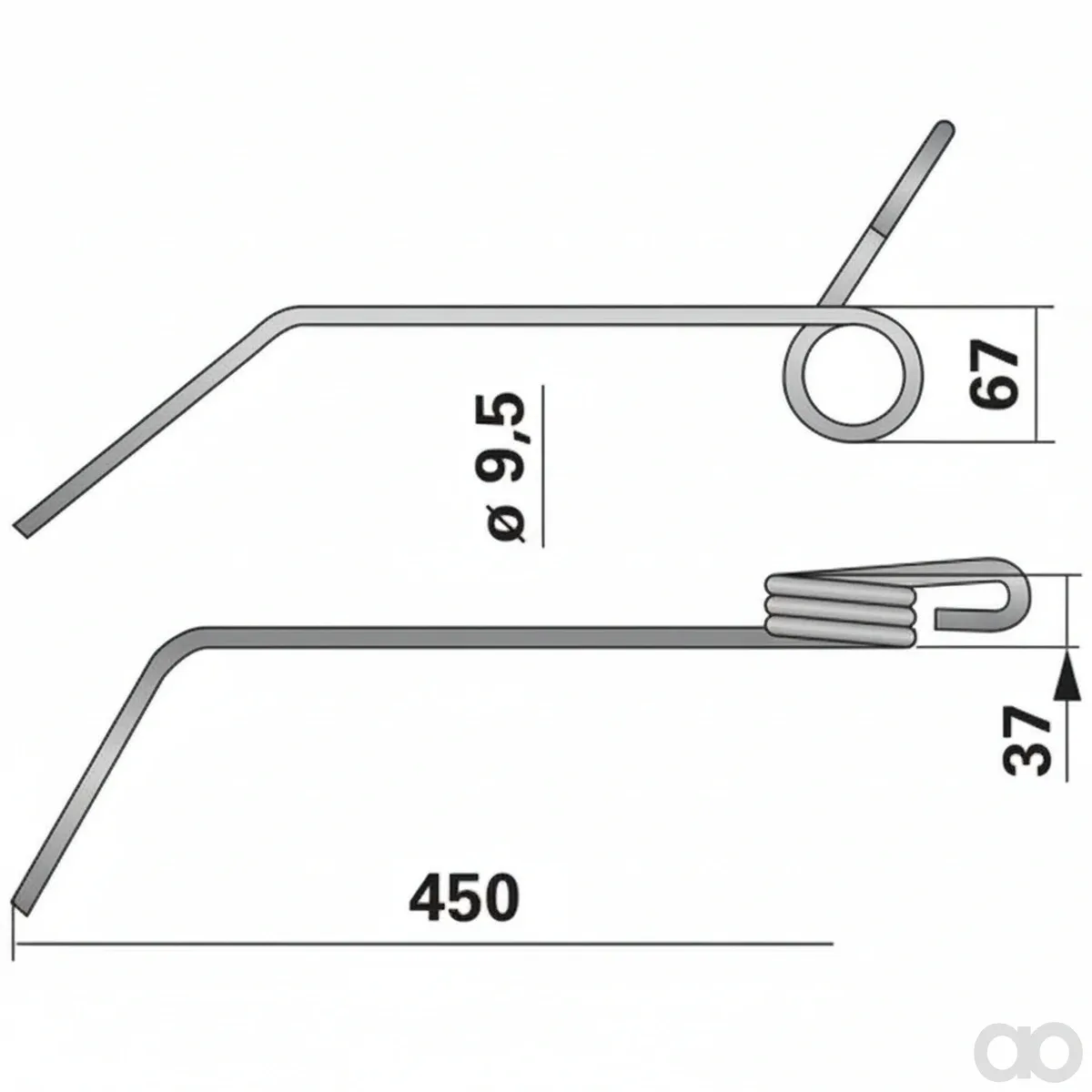 Prillinger - 00310603 - Saatstriegelzinke Rechts Anstelle