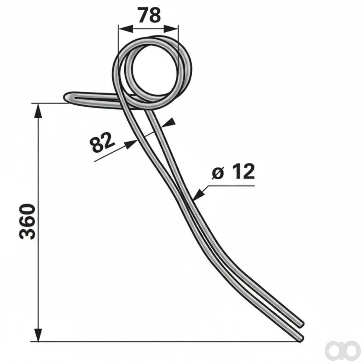 Prillinger - 00310628 - Saatstriegelzinke Anstelle Von