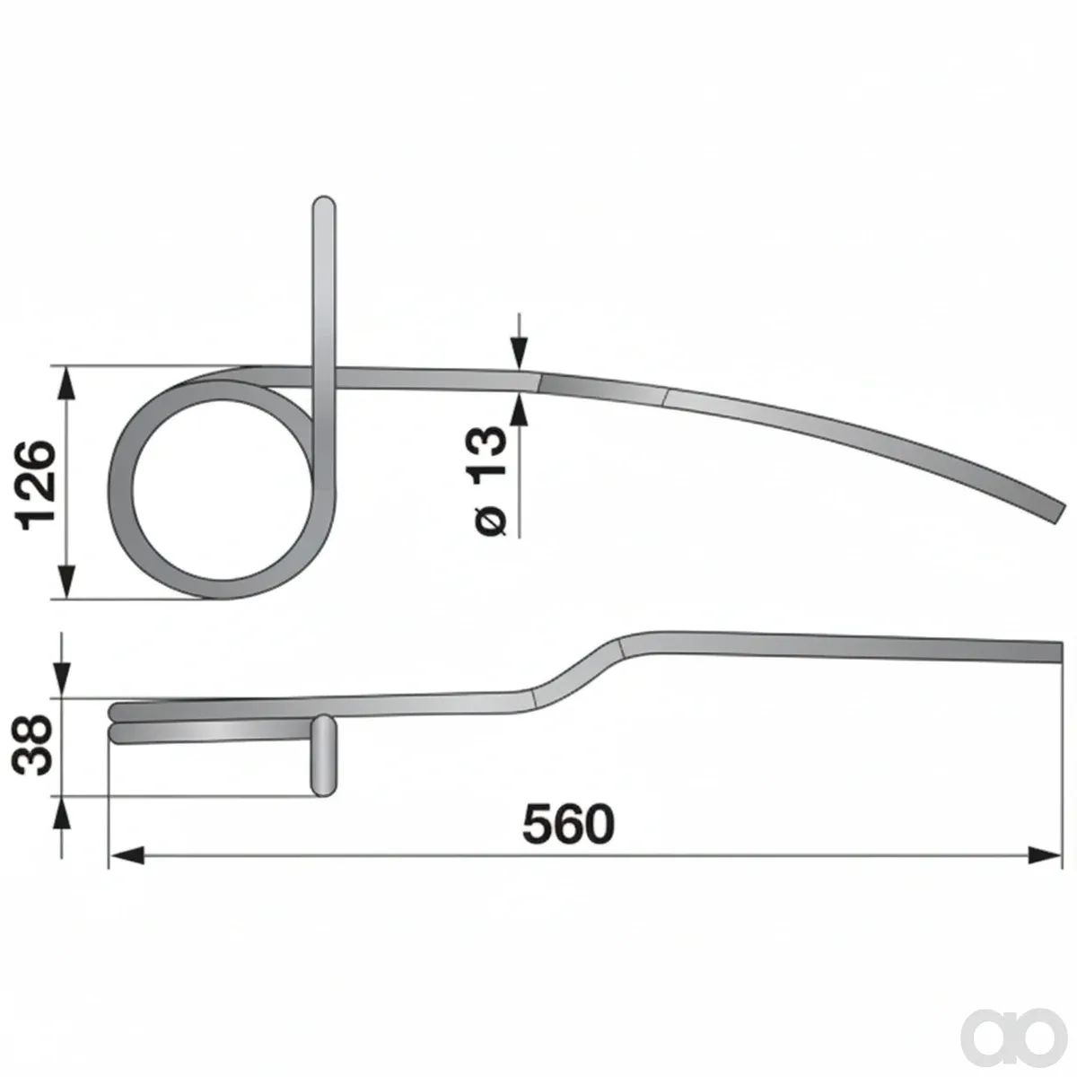 Prillinger - 00310632 - Saatstriegelzinke Stangen Anstelle
