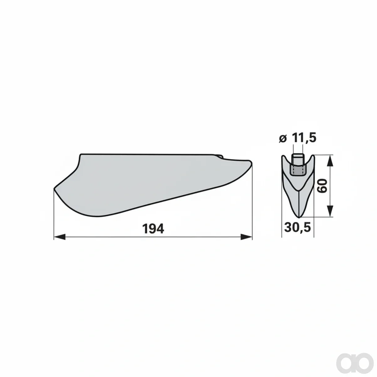 Prillinger - 00310726 - Drillschare Anstelle Maschio Gaspardo