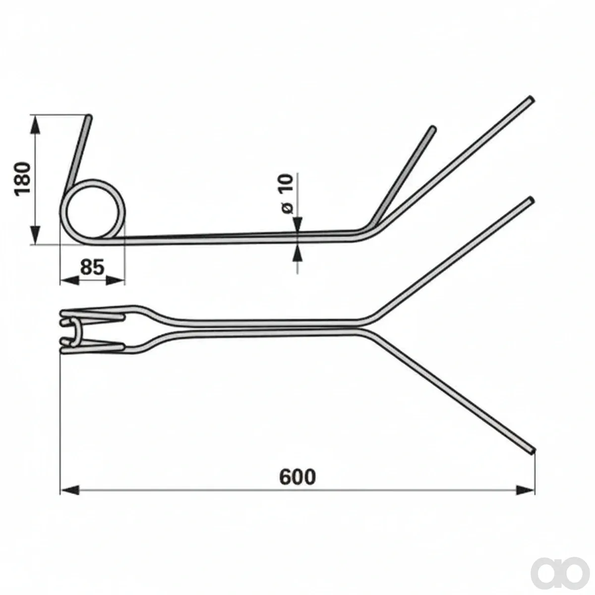 Prillinger - 00310773 - Saatstriegelzinke Anstelle Poettinger