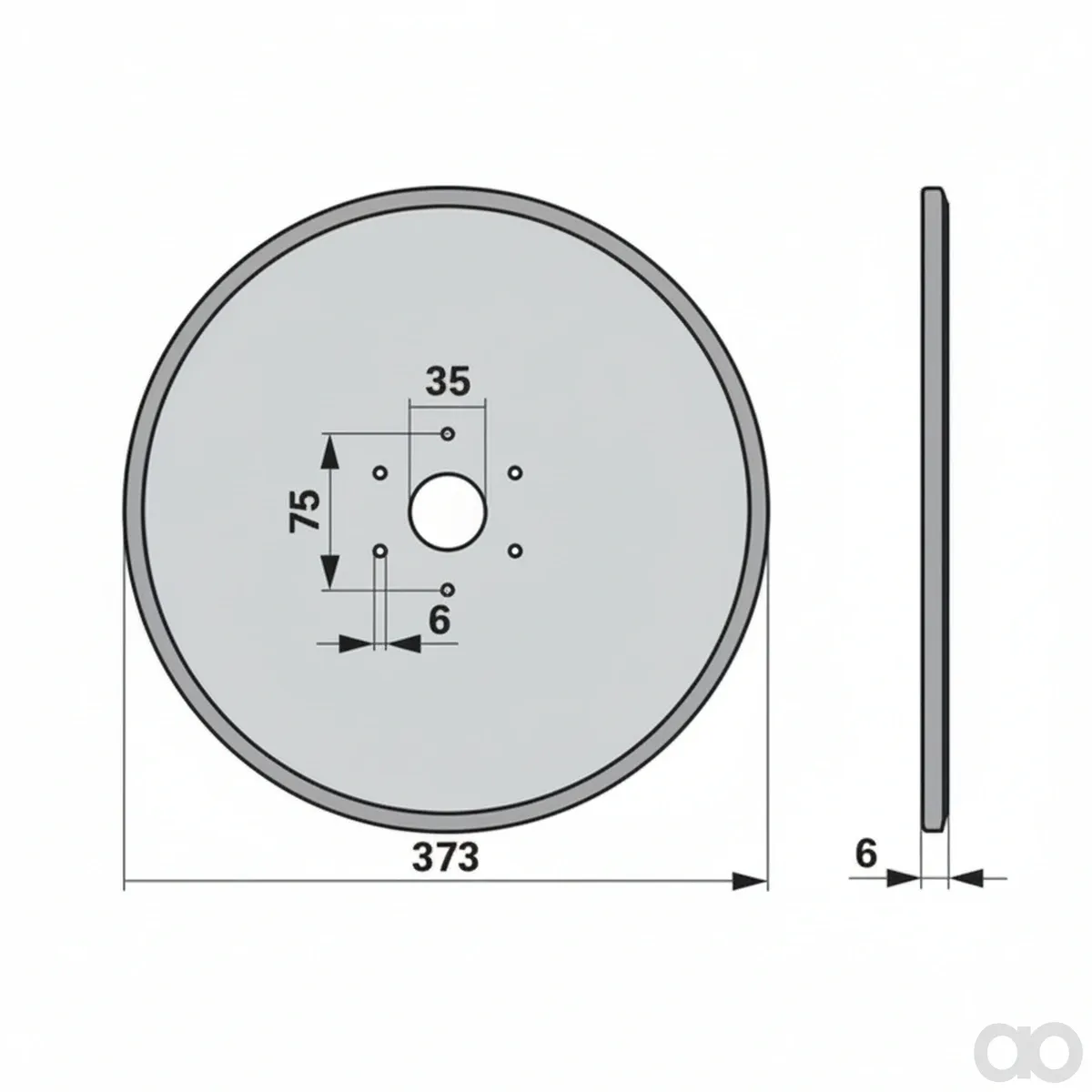 Prillinger - 00310780 - Saescheibe Anstelle Gaspardo G1