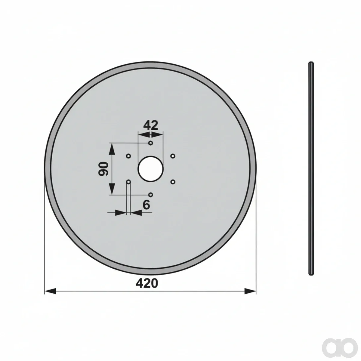 Prillinger - 00310781 - Saescheibe Anstelle Gaspardo G1