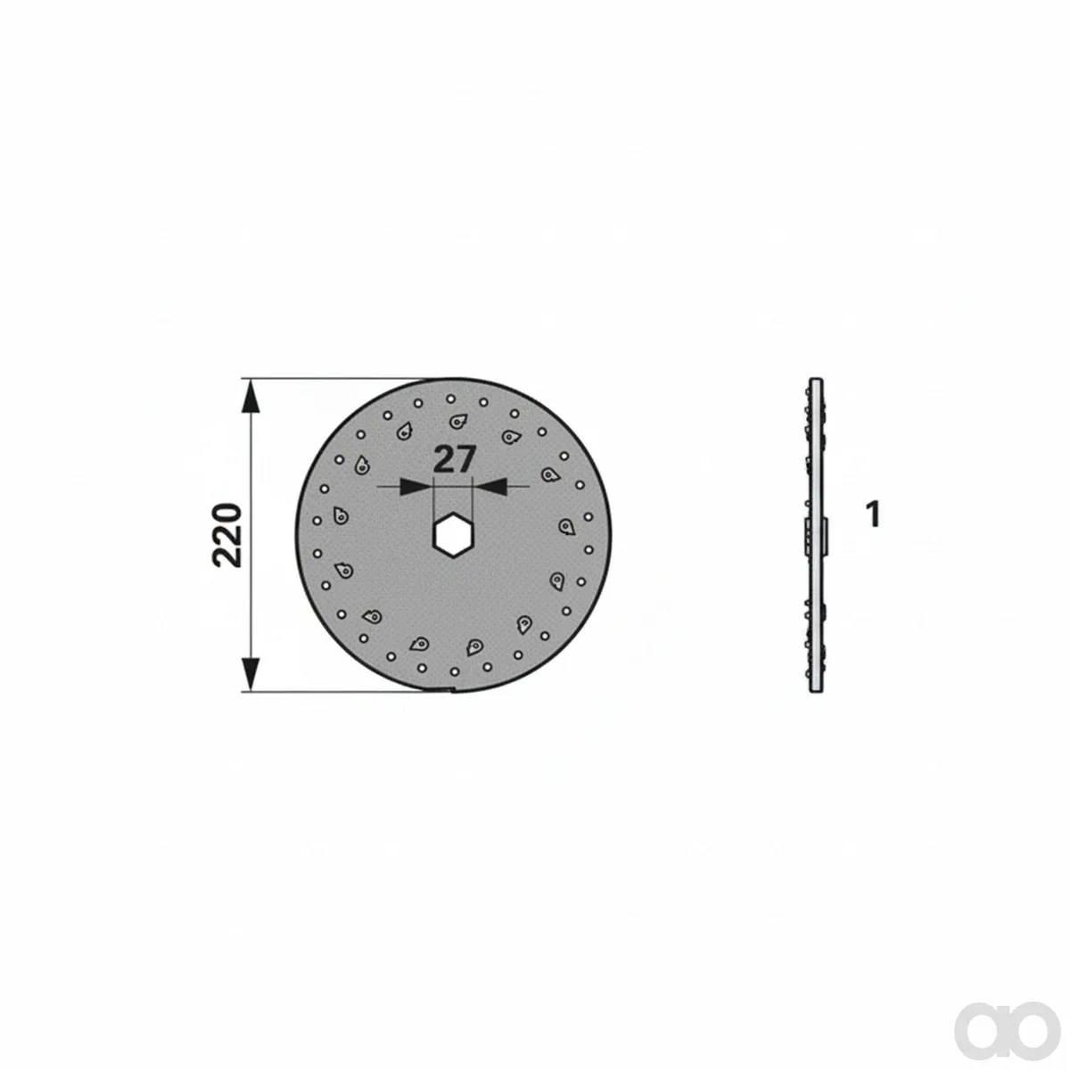 Prillinger - 00310790 - Saescheibe Anstelle Gaspardo 22