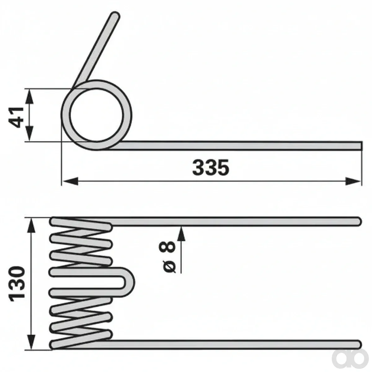 Prillinger - 00310801 - Saatstriegelzinke Anstelle Von