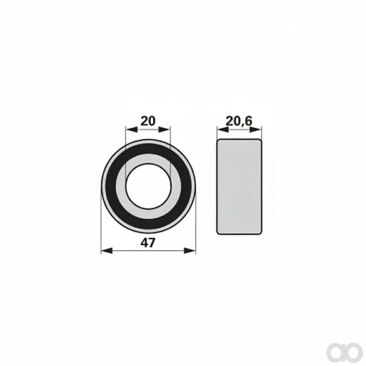 Prillinger - 00310884 - Lager Anstelle Von Monosem 701