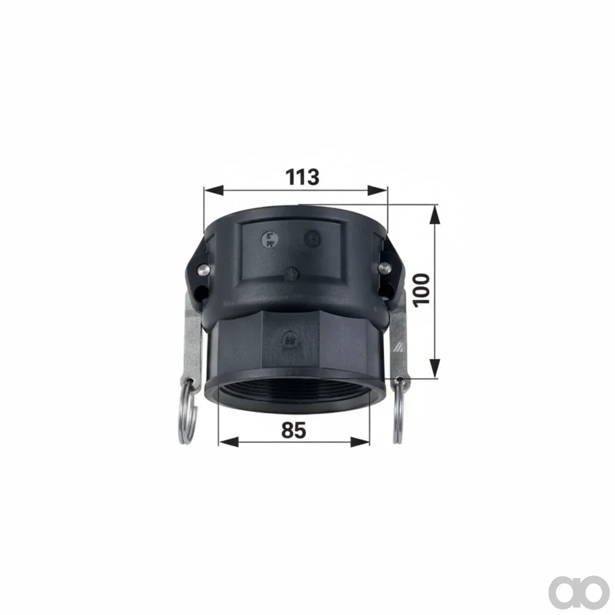 Prillinger - 00342291 - Fixloc Mutterteil 3 Zoll mit I