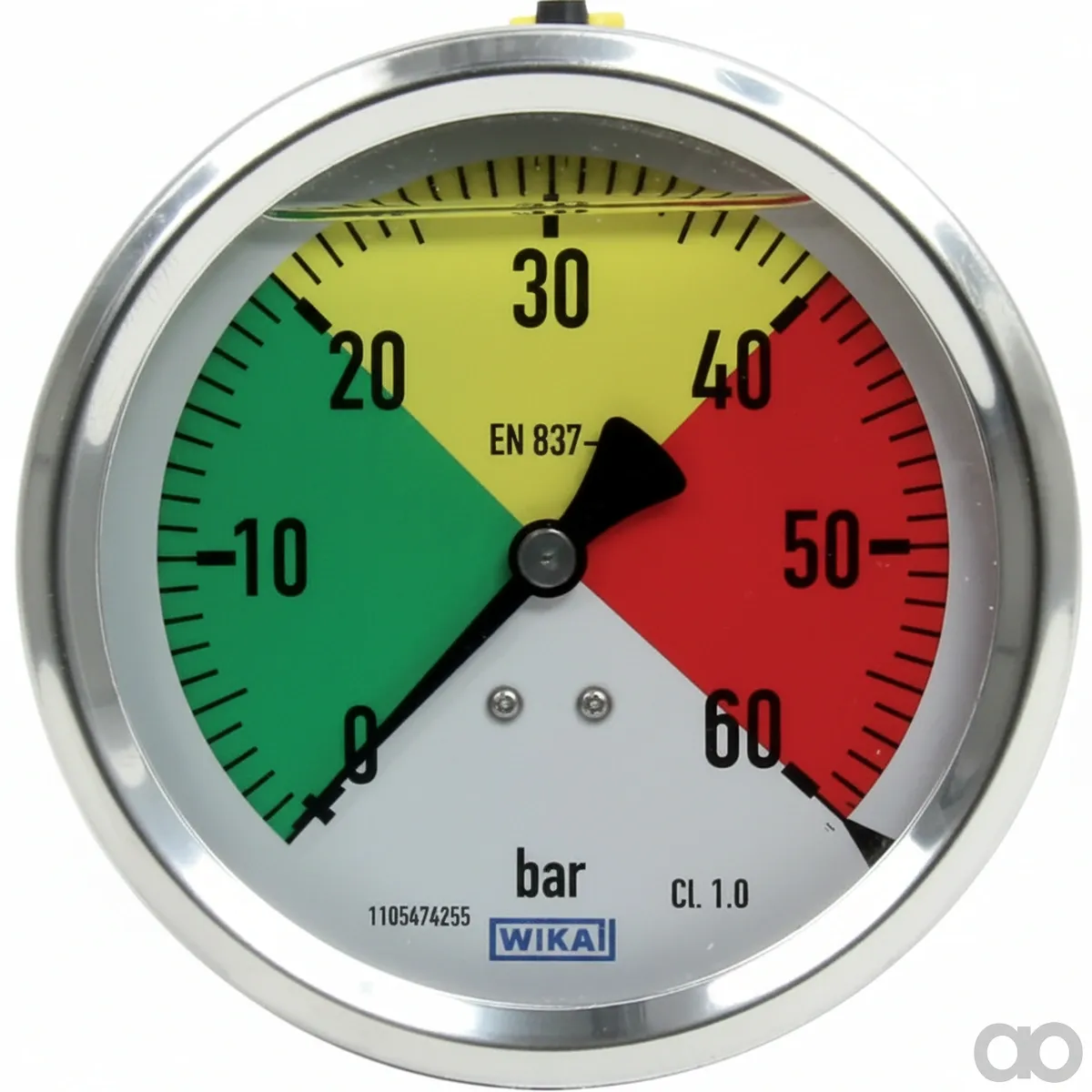 Prillinger - 00344665 - Manometer 100mm 0-60Bar 1/2 Zoll