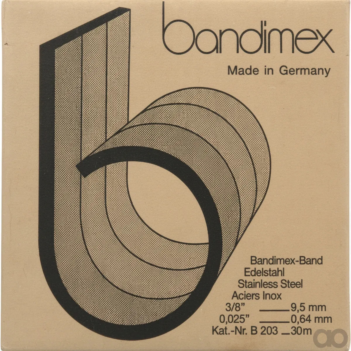 Prillinger - 00345035 - Bandimex Bandrolle Edelstahl 3