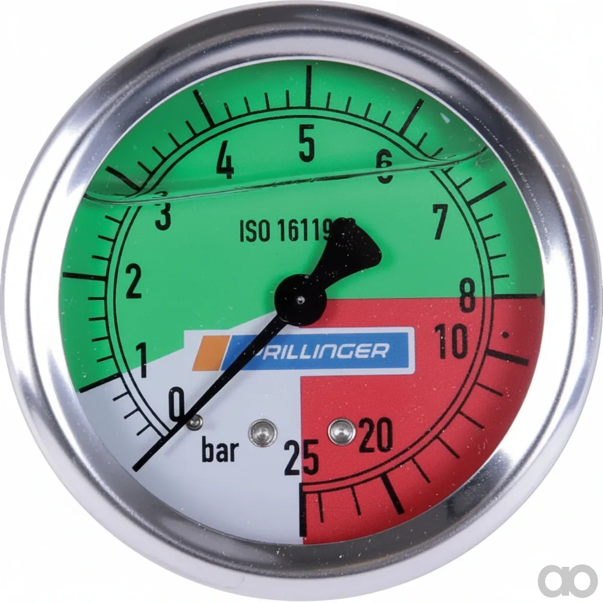 Prillinger - 00346308 - Glyzerin Manometer 63mm 0-8/25