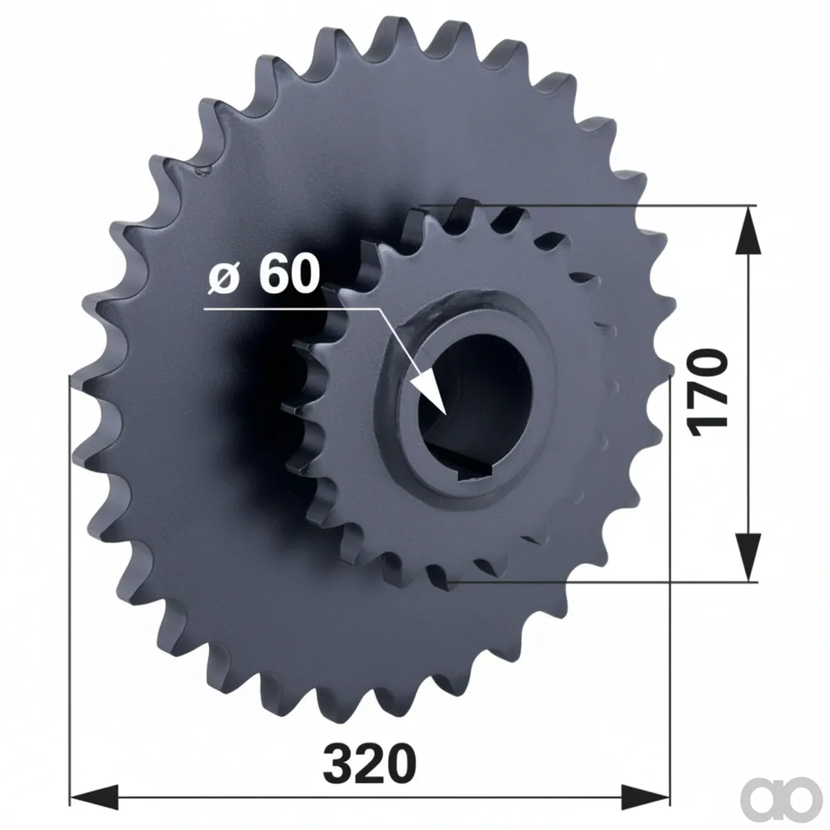 Prillinger - 00364442 - Doppelkettenrad Anstelle Von Strautmann