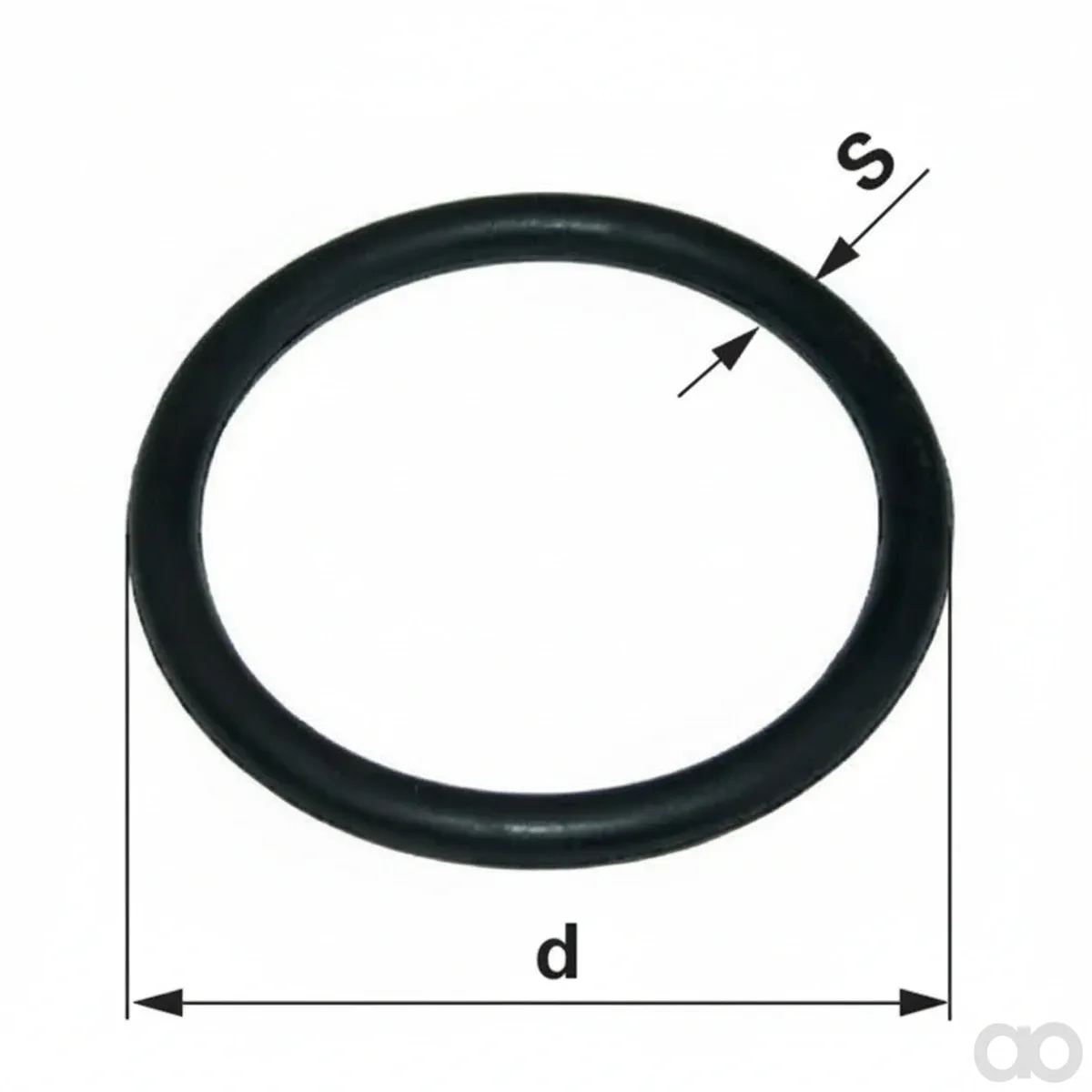 Prillinger - 00380494 - Gummidichtring Ital. 8 Zoll