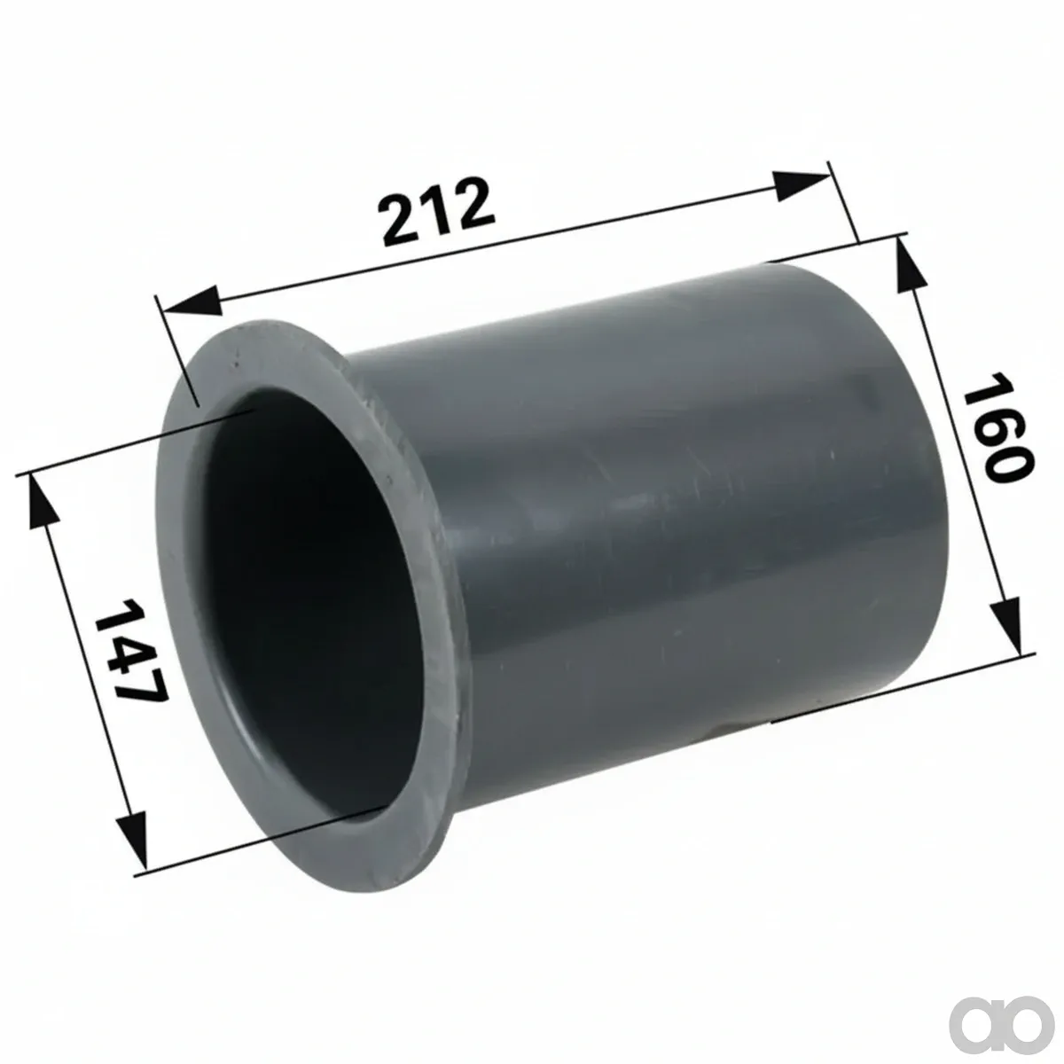 Prillinger - 00382117 - Flanschstueck PVC Rohrstutzen A