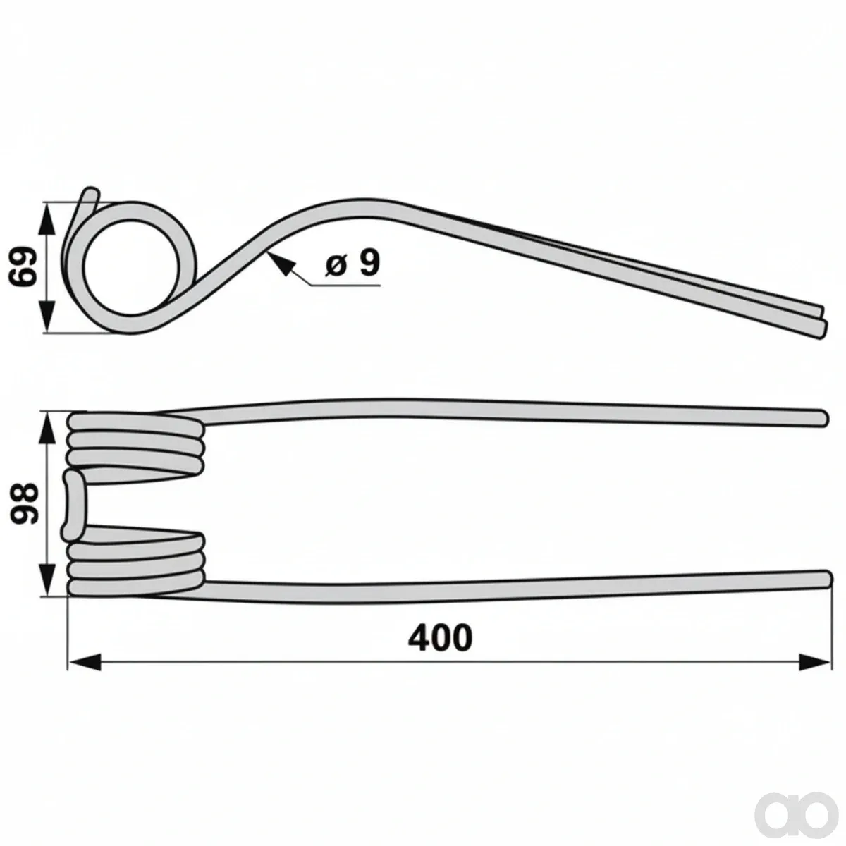 Prillinger - 00401121 - Heuerzinke Anstelle Von Deutz