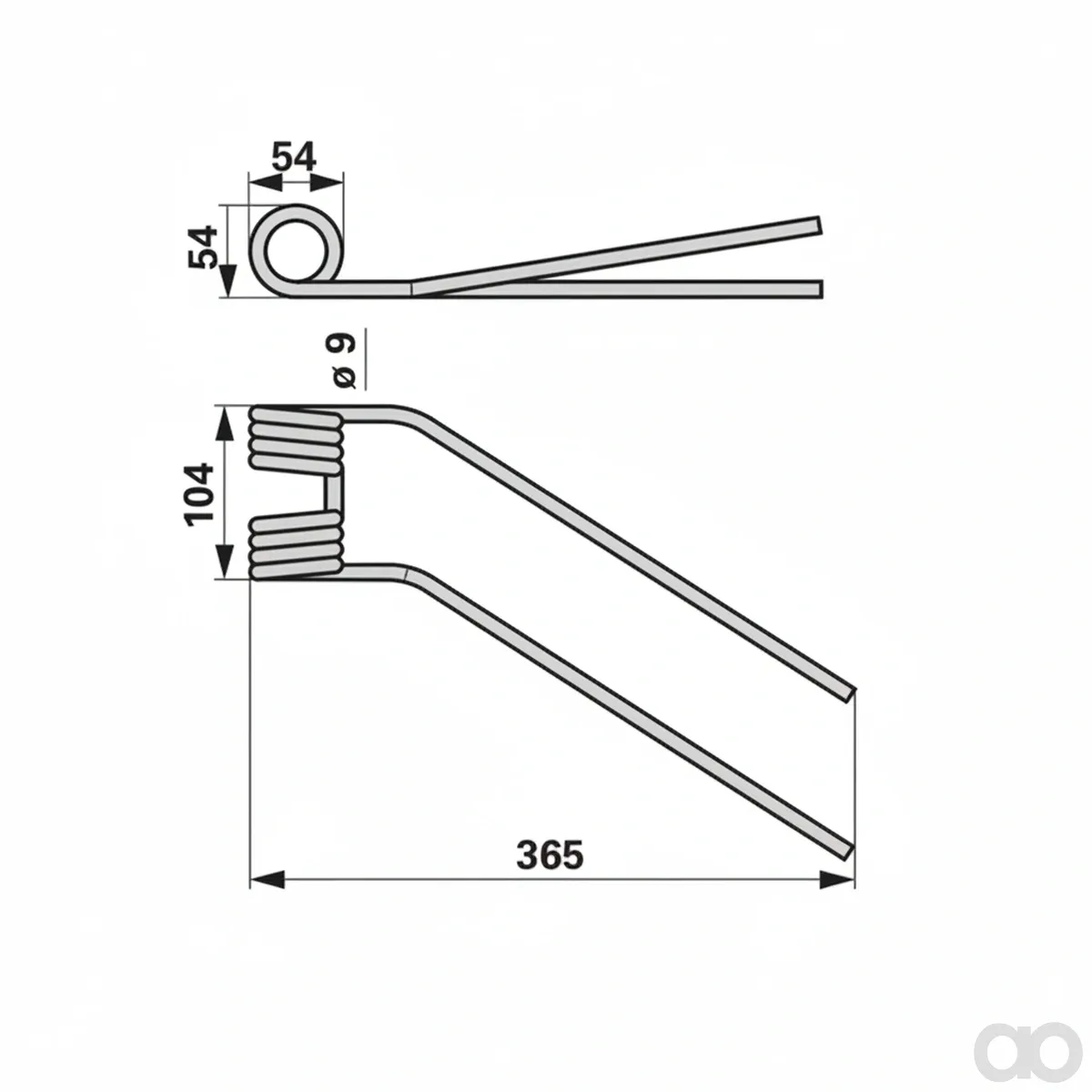 Prillinger - 00401461 - Kreiselheuerzinke Stangen anstelle