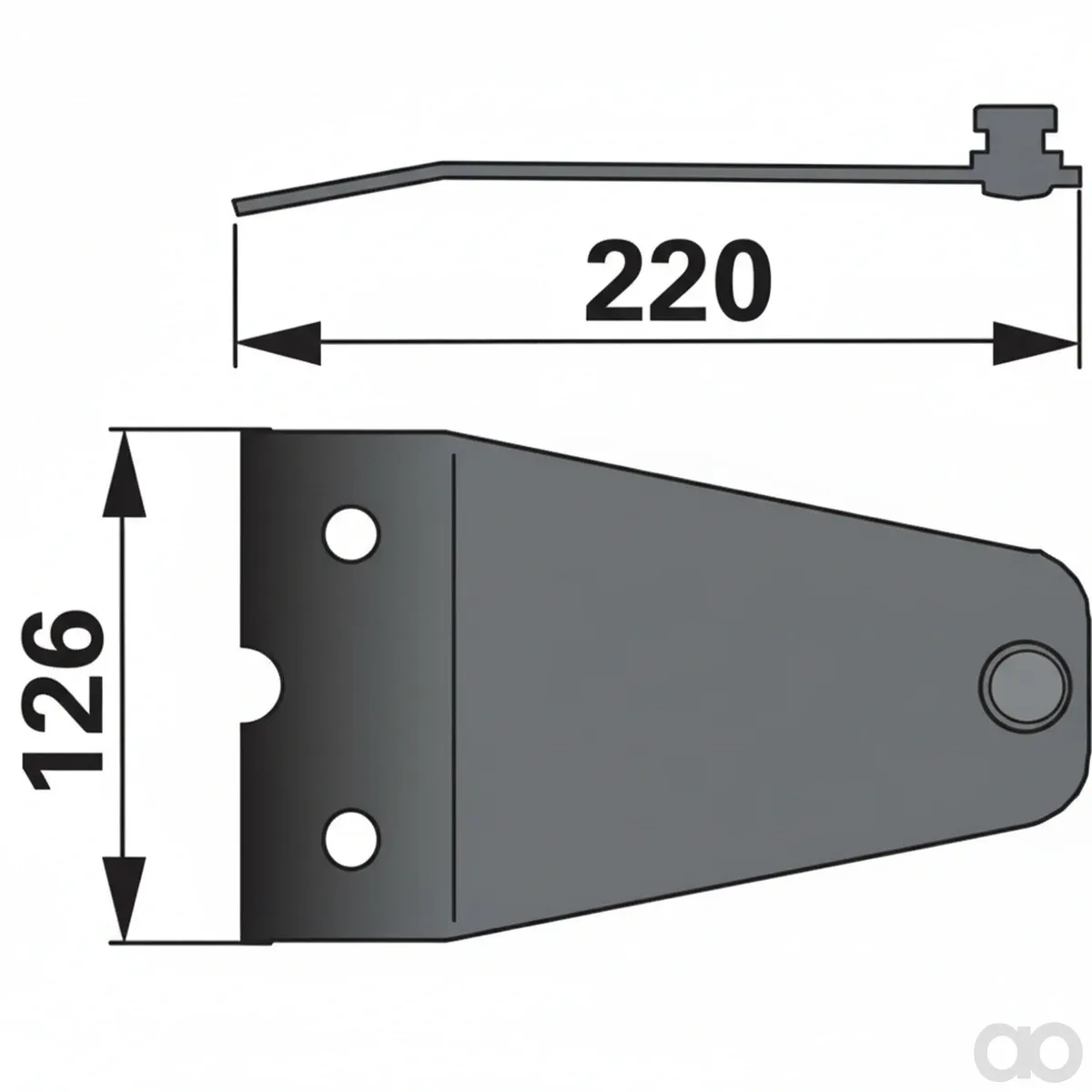 Prillinger - 00411639 - Messerhalter Original Deutz Fahr
