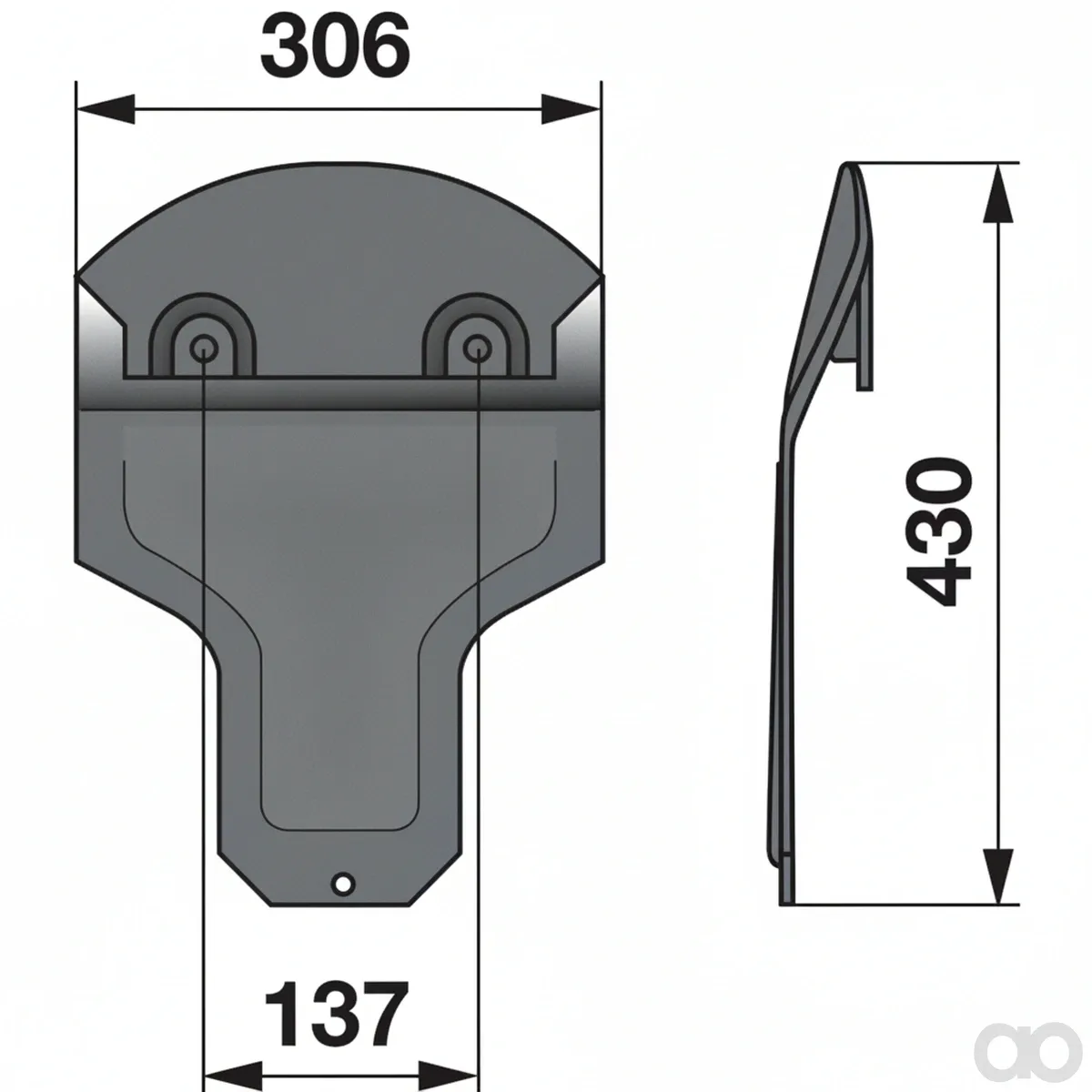 Prillinger - 00412108 - Gleitkufe Mitte Anstelle Von Bcs