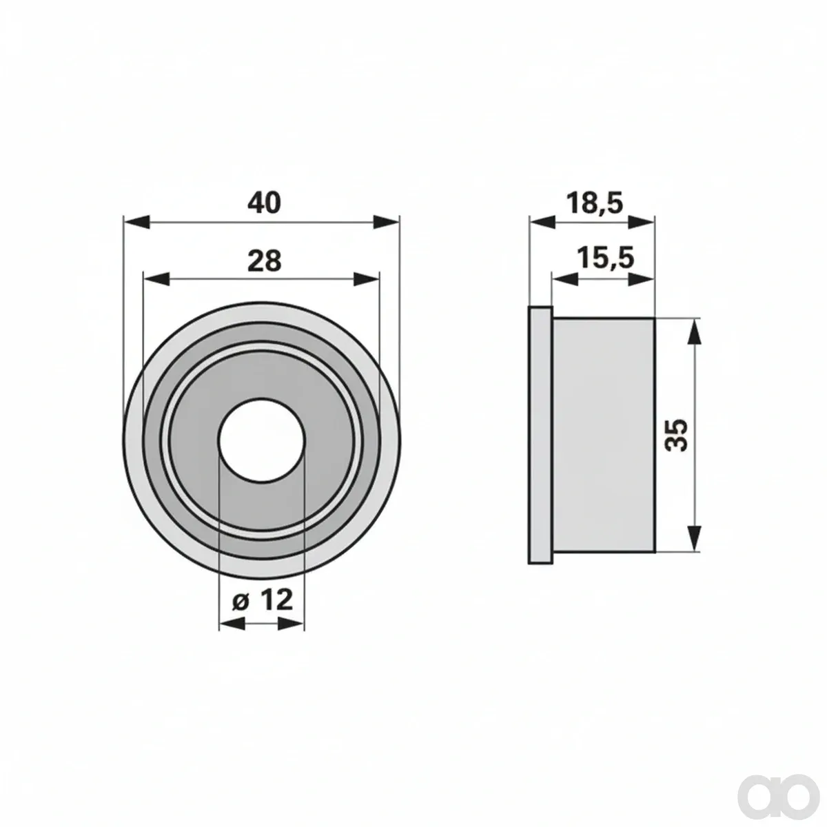 Prillinger - 00413457 - Buechse Anstelle von BCS 563.29