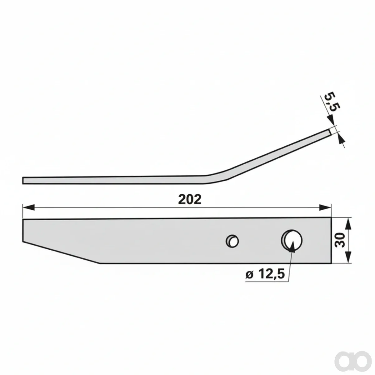Prillinger - 00416302 - Aufbereiterzinke Lang Anstelle Von
