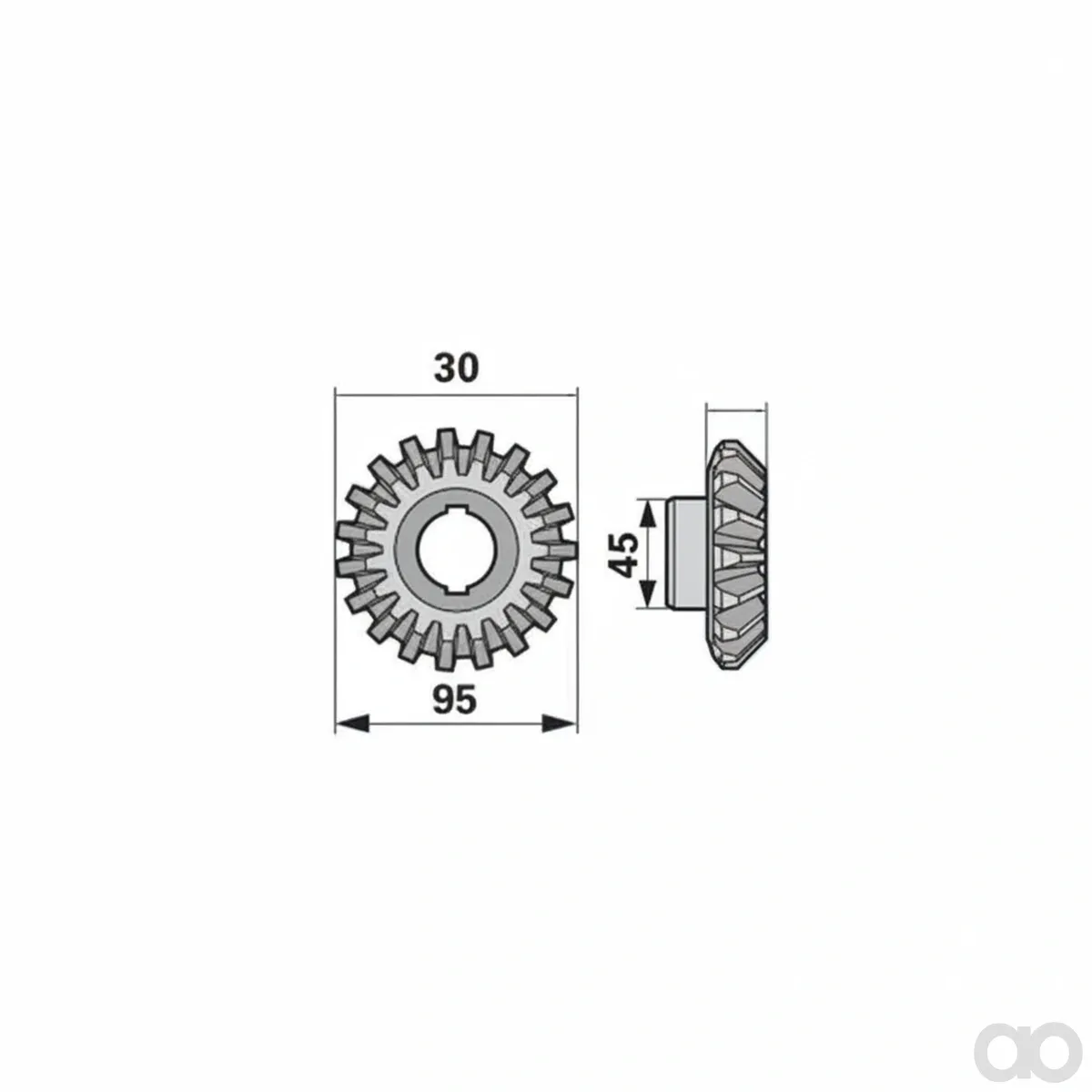 Prillinger - 00422557 - Kegelrad Z19 Anstelle Von Et22