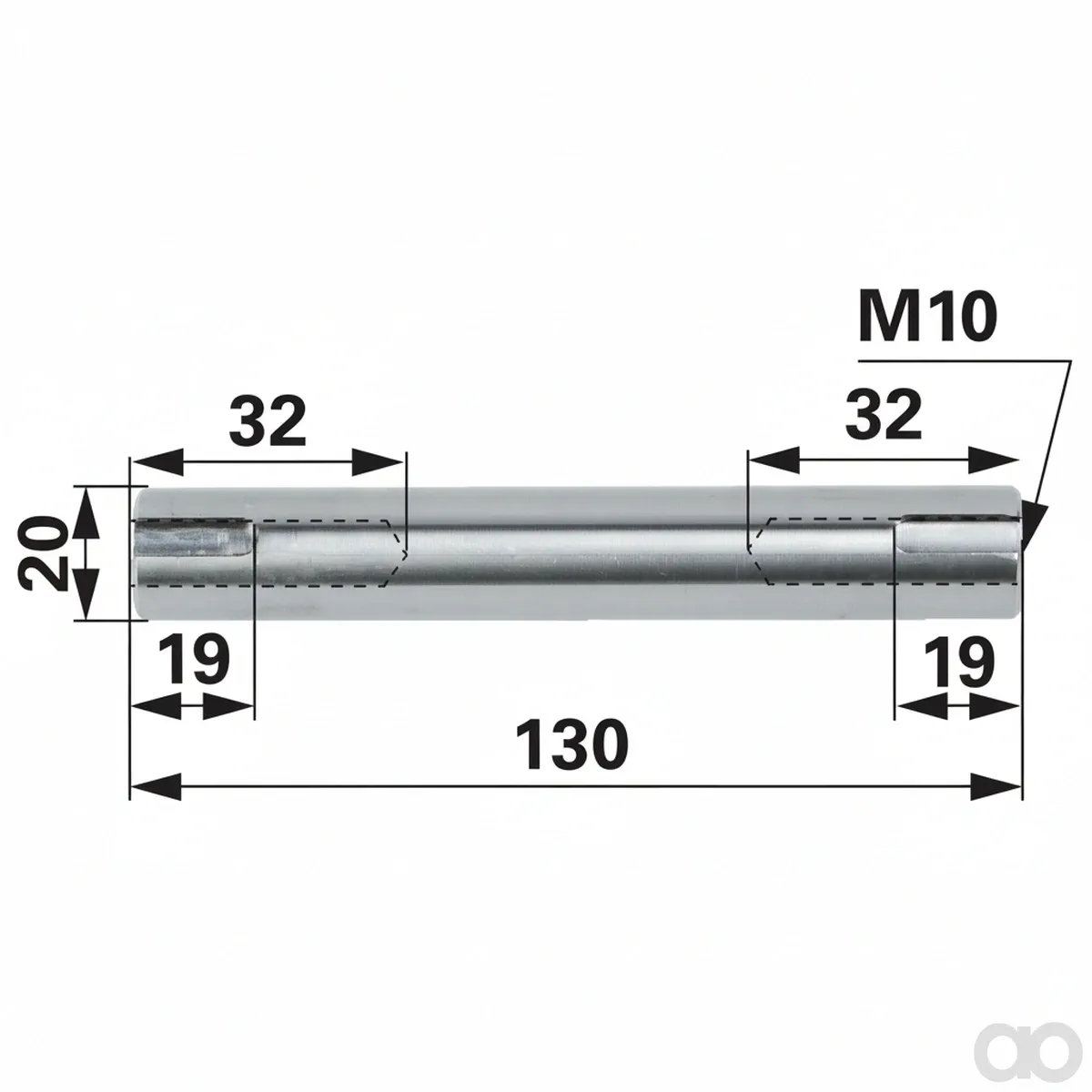 Prillinger - 00428445 - Messerwelle Anstelle von Husqvarna